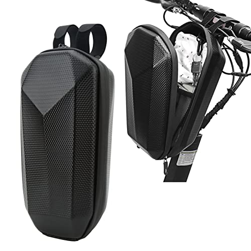 Oumefar Scooter -Handbarbeutel, 4L -Kapazität wasserdichte Hartschalen -Vorderpraxis für Elektromutbeutel Bikes Mountainbikes Synthetisches Leder von Oumefar
