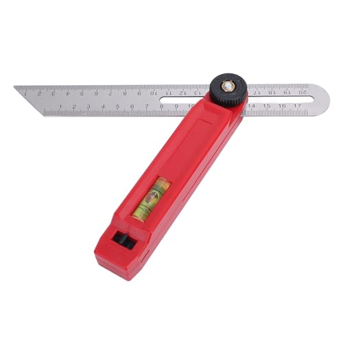 Oumefar T -Schräg Carpenters Angle Finder Einstellbar 45 ° Holzscharre -Prognose -Werkzeug für Professionelle Handwerker und -Enthusiasten, Edelstahl und Kunststoff von Oumefar