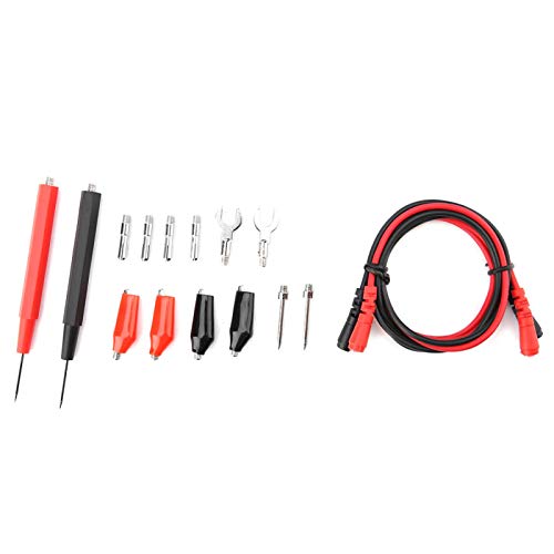 P1500 Multimeter Test Leads, Elektronische Digital Test Leads Multimeter Kabel mit Krokodilklemmen Sondenspitzen Set P1500 Multimeter Test Leads, Elektronische Digital Test Leads Multimeter Kabel mit Krokodilklemmen Sondenspitzen Set von Oumefar