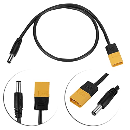 Oumefar XT60 Hochtemperatur Isolationsstecker Stecker an Stecker DC 5 , 5 x 2 , 5 mm DC5525 Stromkabel für die Reparatur des TS100 Lötkolbens im Freien von Oumefar