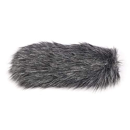 Oumij Mikrofon Im Freien Staubig MIC Tragbar Kunstpelz Muff Furry für Rode GO Zoom H1n und H1 Handy Digital Recorder von Oumij