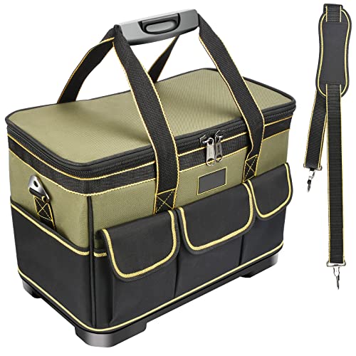 Oumuik Wasserdichte Werkzeugtasche, Groß faltbare grüne Werkzeugtasche, 40x 23 x 28cm, Familienspezifische Werkzeugtasche, Professionelle Werkzeugtasche Oumuik Wasserdichte Werkzeugtasche, Groß faltbare grüne Werkzeugtasche, 40x 23 x 28cm, Familienspezifische Werkzeugtasche, Professionelle Werkzeugtasche von Oumuik