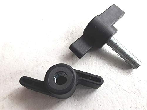 5 Stück Flügelgriff Ø30mm M6 Edelstahl-Schraube 12mm lang von OundM