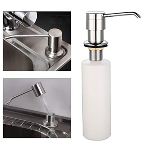 Seifenspender Shampoospender Gelspender Spülmittelspender 300ML Nachfüllbar Edelstahl für Dusche Küche Bad/Soap Dispenser Seifen Lotion Spender Dispenser Seifendosierer für Hotel von Ouneed-Spülmittelspender