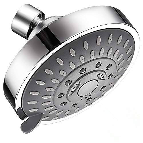 Ouneed- Duschkopf Regendusche Einbauduschköpfe Regen Duschkopf Kopfbrause Raindance Duschbrause Rund Schwenkbar 80 Kopfbrause, 5 Strahlarten, von Ouneed-