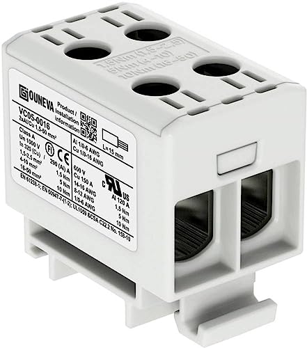 Ouneva Group VC05-0016 Verteilerblock Schrauben Grau 1 St. von Ouneva Group