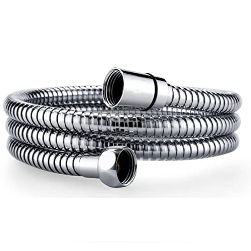 Oupukle Edelstahl Duschschlauch 1,25 m, Flexibel Universal Brauseschlauch mit Premium doppelten Messingkopf, Duschschlauch 125cm Anti-Twist, Anti-Knick Oupukle Edelstahl Duschschlauch 1,25 m, Flexibel Universal Brauseschlauch mit Premium doppelten Messingkopf, Duschschlauch 125cm Anti-Twist, Anti-Knick von Oupukle