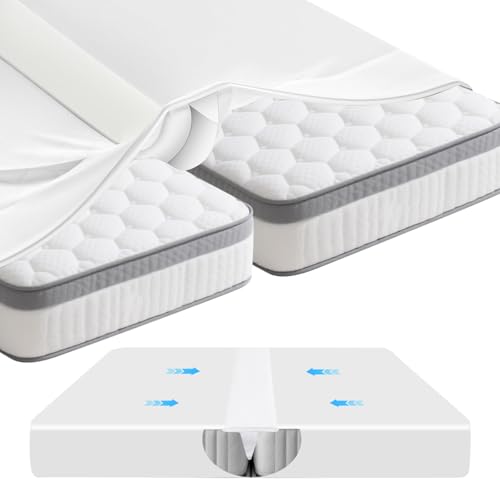 Oupuven Liebesbrücke für Matratzen 180x200 - unverrutschbar durch Anti-Rutsch-Bezug - Matratzenkeil Ritzenfülle - Verbindung zweier Einzelmatratzen zu einem Doppelbett- Bettlückenfüller von Oupuven