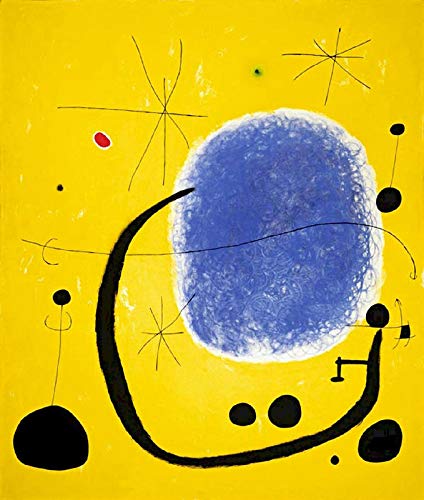 Miro Joan 45 gold des azurs p8559 A2 Poster - Art Painting Decor Wall Gift Re von Our Posters