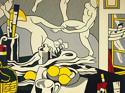 Roy Lichtenstein Artist s Studio The Dance p823 A4 Poster - Art Painting Deco von Our Posters