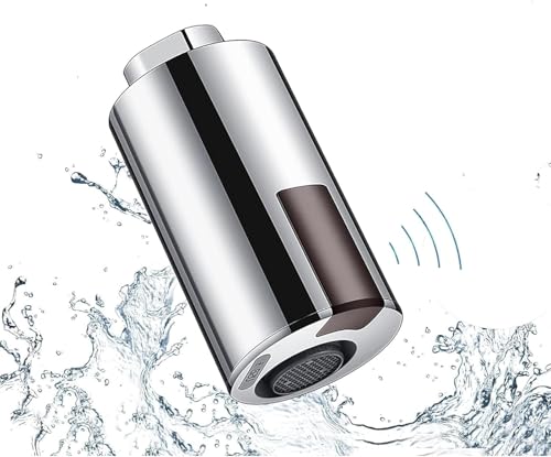Wasserhahn Automatisch Wasserhahn mit Sensor USB-Ladegerät Smart Wasserhahn Berührungslos Wassersparender Wasserhahnadapter Geeignet M22 M24 Wasserhahndüse von OurLeeme