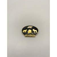 Vintage Alaska Magnet - Travel Souvenir- Kühlschrankmagnet von OurOldStuffCo