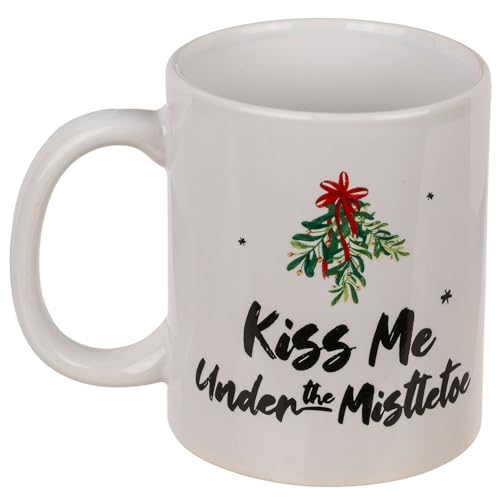 Out Of The Blue Tasse mit Weihnachtsgeschenk, 10 x 8 cm, Porzellan, 250 ml von Out of the blue