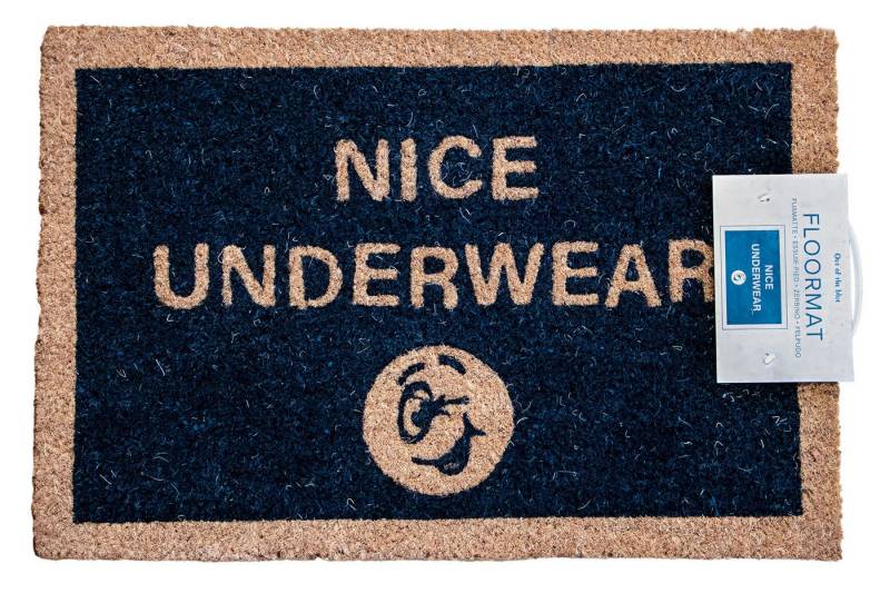 Out of the Blue Fußmatte Abtreter NICE UNDERWEAR Fußmatte 60x40cm Kokosfaser Schmutzfangmatte, Rechteckig Out of the Blue Fußmatte Abtreter NICE UNDERWEAR Fußmatte 60x40cm Kokosfaser Schmutzfangmatte, Rechteckig von Out of the Blue