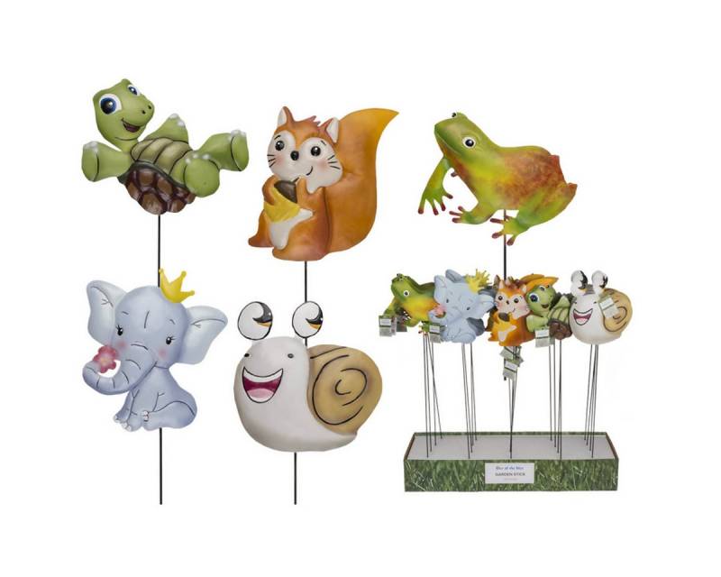 Out of the Blue Gartenfigur Metall-Gartenstecker, Tiere von Out of the Blue