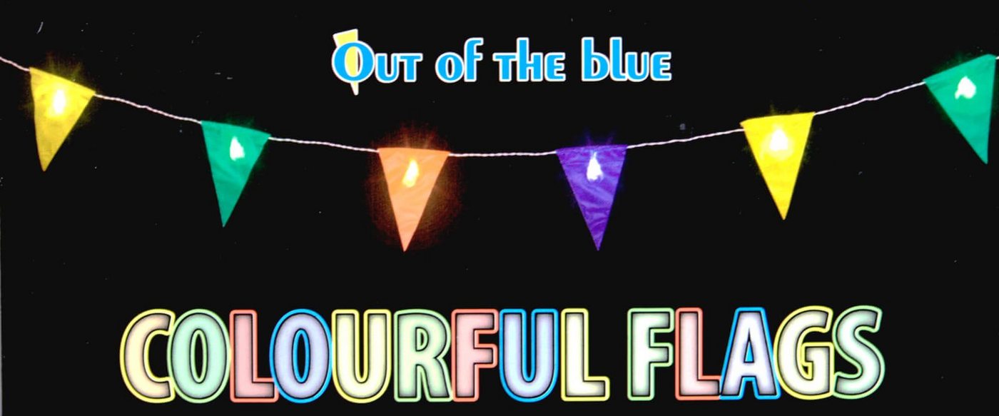 Out of the Blue LED-Lichterkette Party Wimpel LED Lichterkette Girlande Batteriebetrieb Out of the Blue LED-Lichterkette Party Wimpel LED Lichterkette Girlande Batteriebetrieb von Out of the Blue
