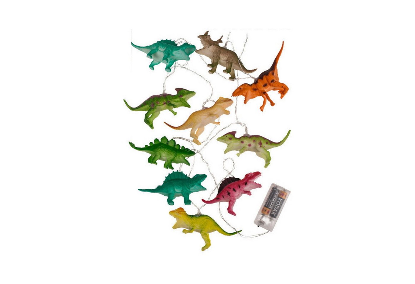 Out of the Blue Lichterkette Dinosaurier Lichterkette mit 10 Dinos Out of the Blue Lichterkette Dinosaurier Lichterkette mit 10 Dinos von Out of the Blue