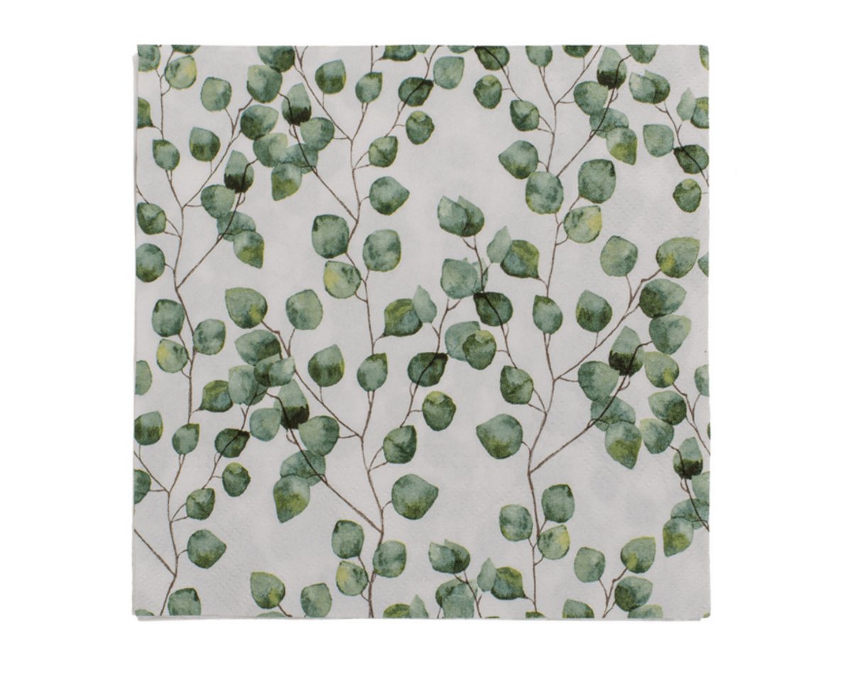 Out of the Blue Papierserviette Papier-Servietten, Eucalyptus-Blätter von Out of the Blue