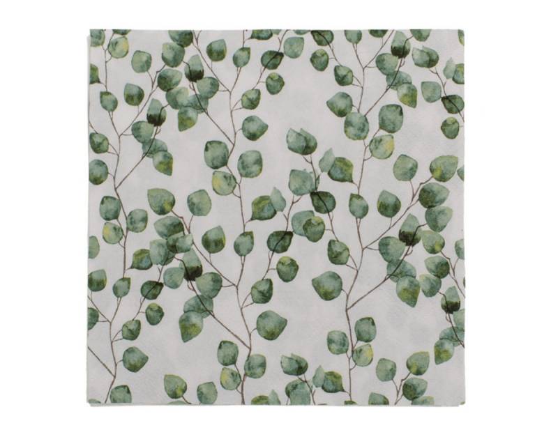 Out of the Blue Papierserviette Papier-Servietten, Eucalyptus-Blätter von Out of the Blue