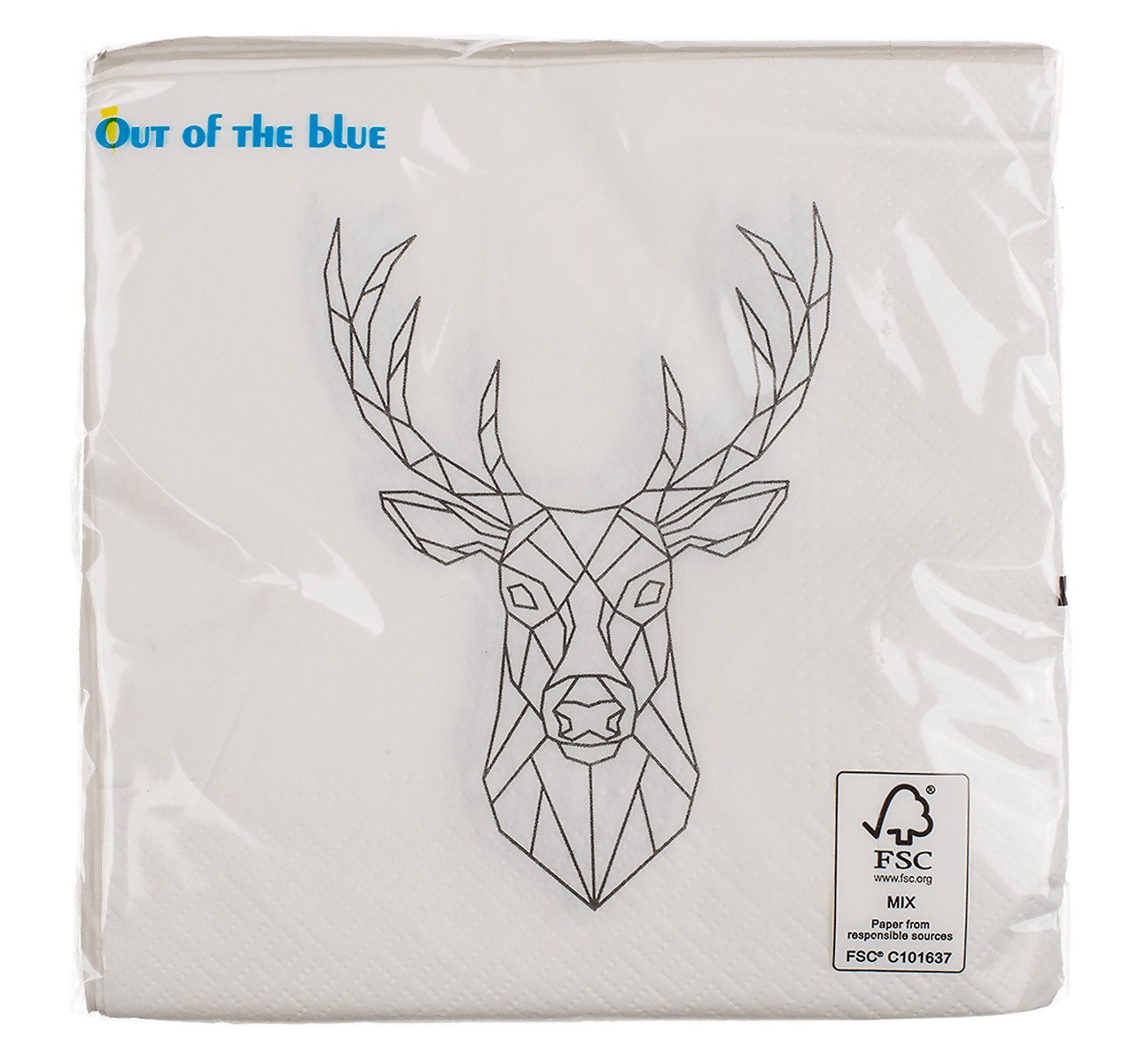 Out of the Blue Papierserviette Papier-Servietten, Hirschkopf von Out of the Blue