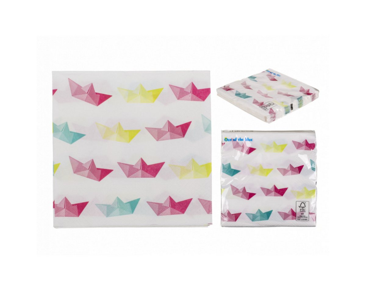Out of the Blue Papierserviette Papier-Servietten, Papierschiffchen von Out of the Blue