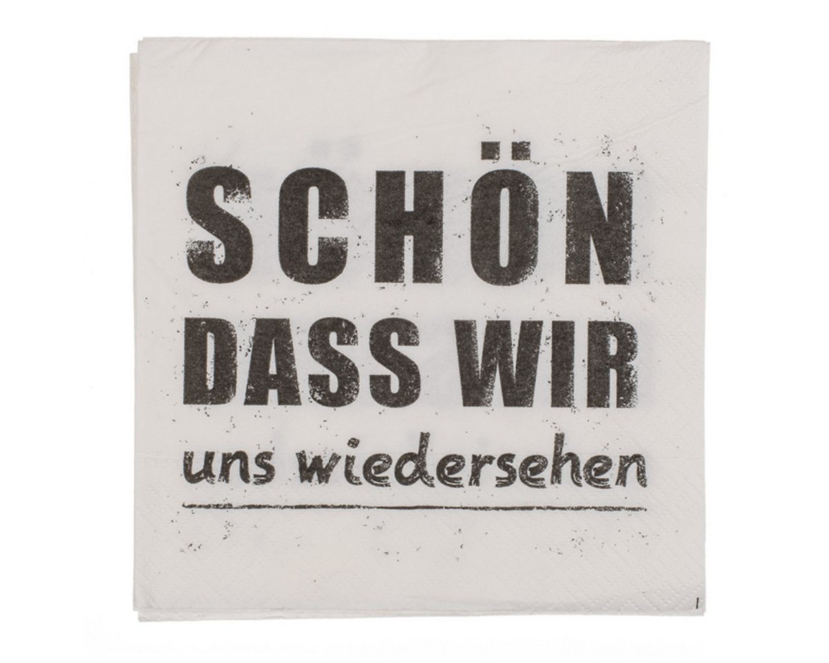 Out of the Blue Papierserviette Papier-Servietten, Schön, dass wir uns von Out of the Blue