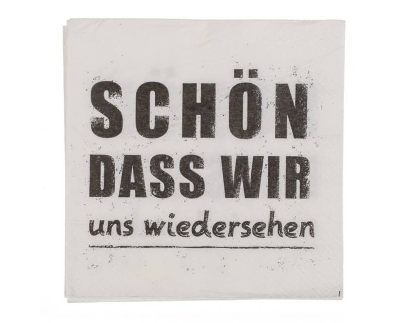 Out of the Blue Papierserviette Papier-Servietten, Schön, dass wir uns von Out of the Blue