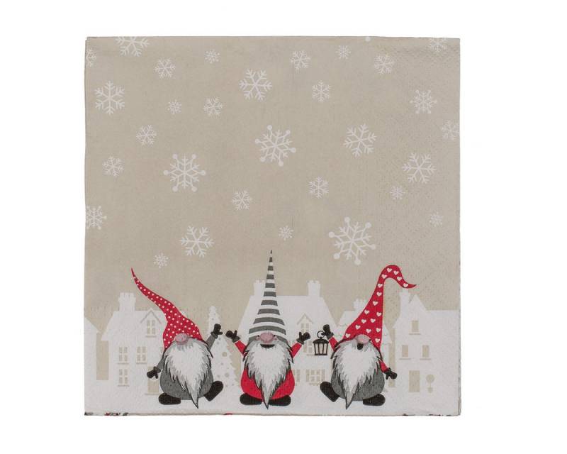 Out of the Blue Papierserviette Papier-Servietten, Weihnachtswichtel von Out of the Blue