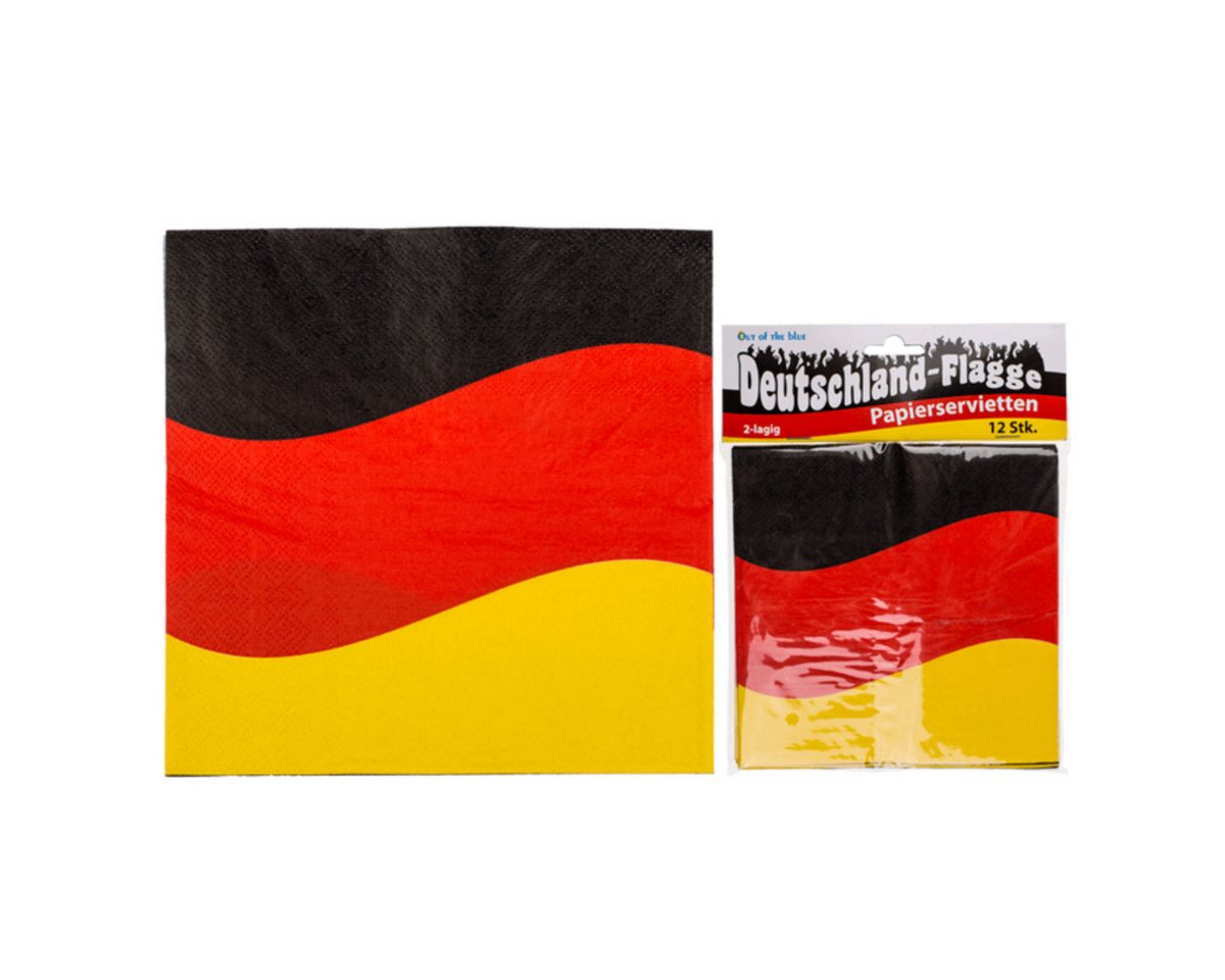 Out of the Blue Papierserviette Papierservietten, Deutschlandflagge von Out of the Blue