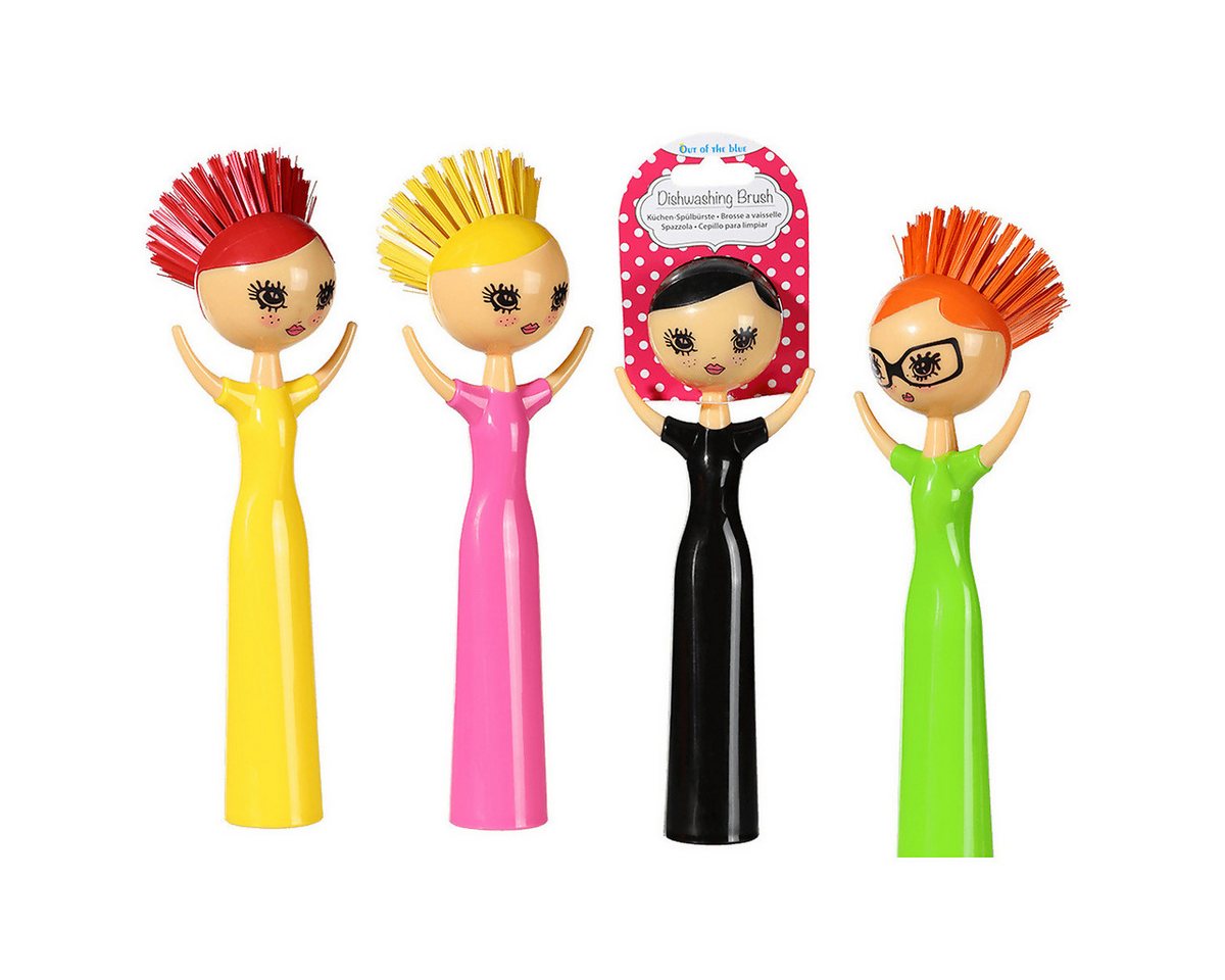 Out of the Blue Reinigungsbürste Spülbürste, Funky Lady, ca. 23 cm von Out of the Blue