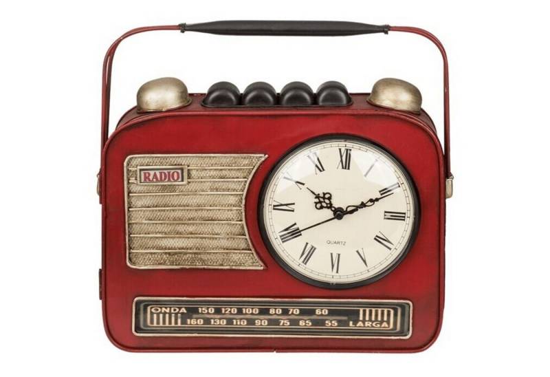Out of the Blue Schlüsselkasten Retro Radio Schlüsselhalter mit Analoguhr von Out of the Blue