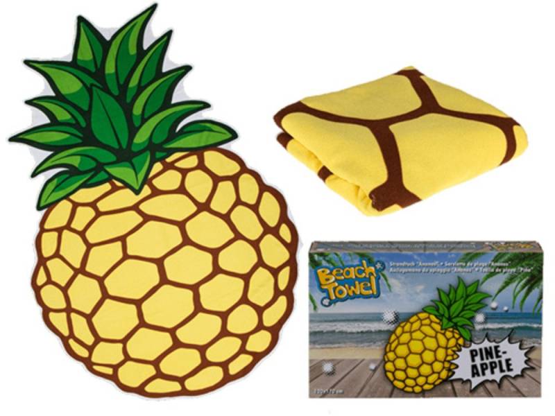 Out of the Blue Strandtücher Strandtuch Ananas ca. 120 x 70 cm 100% Polyester, Polyester (1-St) von Out of the Blue