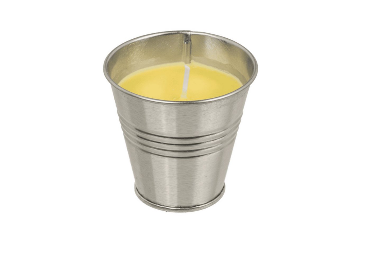 Out of the Blue Stumpenkerze Citronella Kerze mit Zitronen Duft im Zink-Topf Out of the Blue Stumpenkerze Citronella Kerze mit Zitronen Duft im Zink-Topf von Out of the Blue