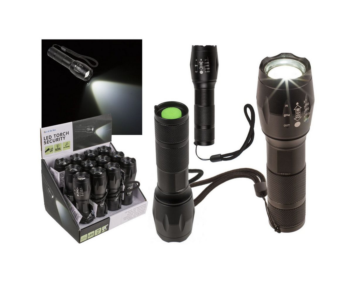 Out of the Blue Taschenlampe LED Taschenlampe Security schwarz 13cm mehrere Helligkeitsstufen Out of the Blue Taschenlampe LED Taschenlampe Security schwarz 13cm mehrere Helligkeitsstufen von Out of the Blue