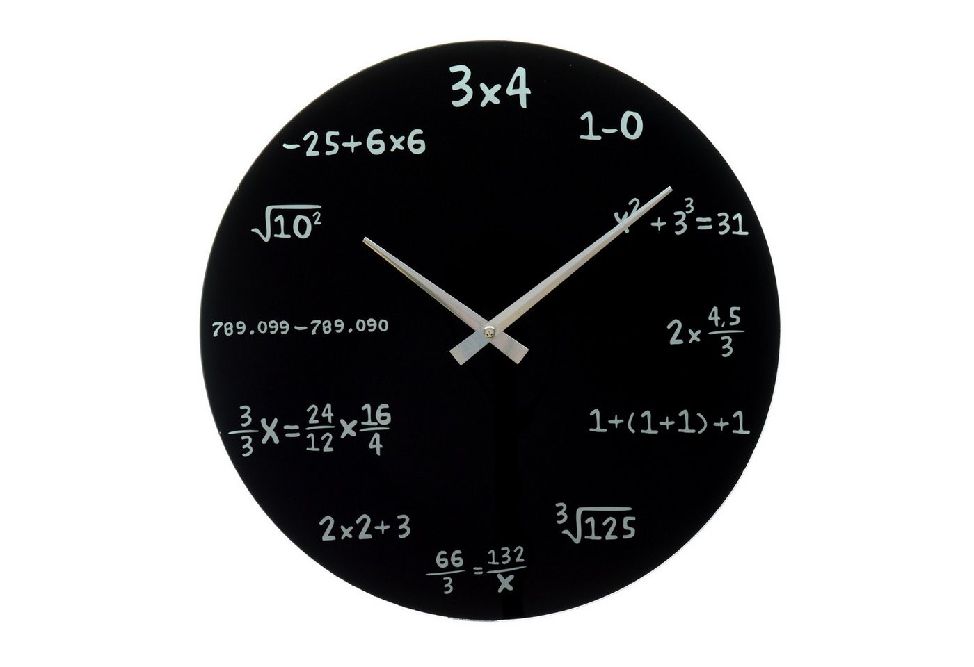 Out of the Blue Wanduhr Mathe Wanduhr in schwarz Out of the Blue Wanduhr Mathe Wanduhr in schwarz von Out of the Blue