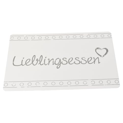 4 teiliges Tischse,Platzsett " Lieblingsessen! von Out of the blue