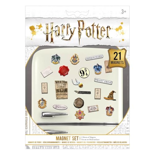 Magneten, Harry Potter, 21er Set, Verschiedenfarbig von Out of the blue