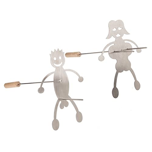 Mann und Frau Grillspieße mit Holzgriffen im 2er Set Mann und Frau Grillspieße mit Holzgriffen im 2er Set von Out of the blue