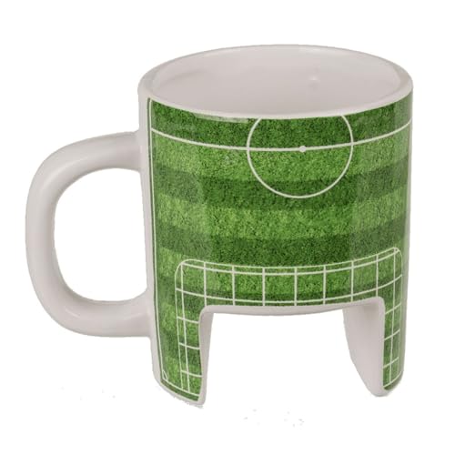 Kaffeetasse Fußballplatz ca. 12 x 9 cm mit Zubehör Fußball Tasse aus Steingut Kaffeetasse Fußballplatz ca. 12 x 9 cm mit Zubehör Fußball Tasse aus Steingut von Out of the blue