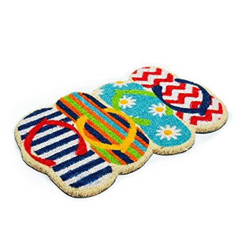 OOTB Fußmatte Flip Flop, 60 x 40 cm Weiß von ootb