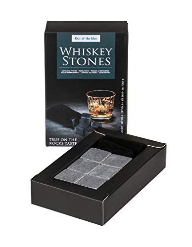 Out of the Blue 79/5136 - Kühlsteine Whisky Stones, 6 Stück je ca. 2,5 cm, mit Samtbeutel von Out of the blue