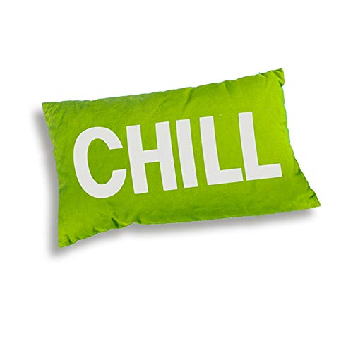 Out of the blue - 190245 - Kissen, Chill, 50cm x 24cm, Polyester, mit Reißverschluss, waschbar von Out of the blue