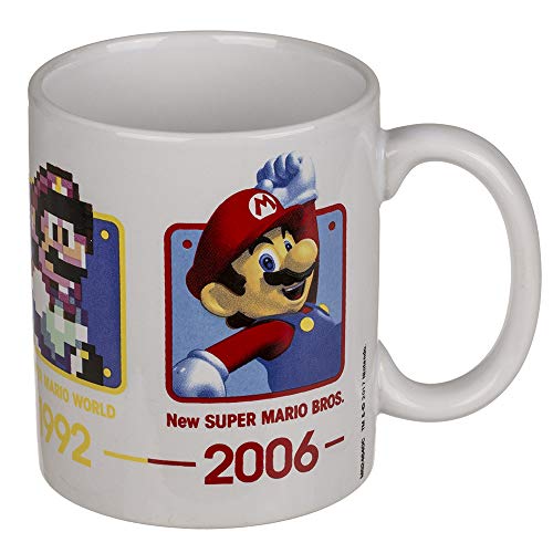 Out of the blue 78/8328 eramik-Becher, Super Mario, für ca. 325 ml, H: 10 cm, Keramik von Out of the blue