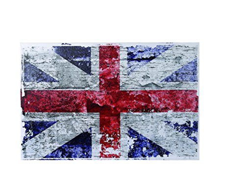 Out of the blue 810259 Bild, Vintage Look, Union Jack, Leinen auf Holzrahmen, circa 40 x 60 cm von Out of the blue