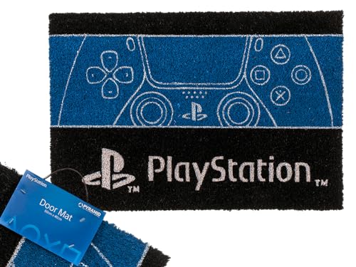 Out of the blue Fußmatte, Playstation, ca. 60 x 40 cm, mit Headercard zum Aufhängen von Out of the blue