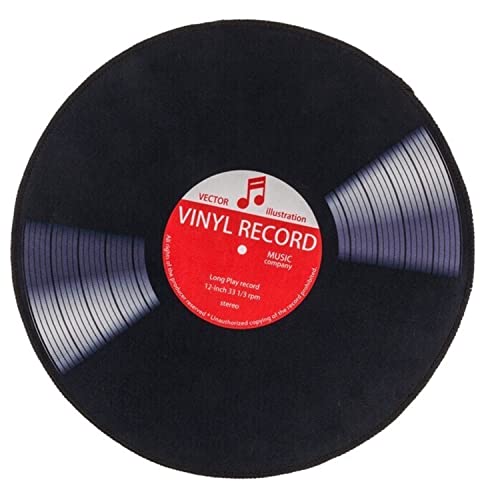 Out of the blue Schallplatte Vinyl Fußmatte mit ca. 60cm Durchmesser - Teppich Bodenmatte Fußabtreter von Out of the blue