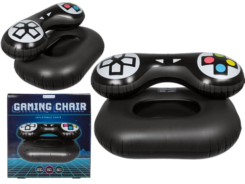 Out of the blue Aufblasbares Sofa, Gamecontroller-Design, ca. 115 × 70 × 55 cm, in Geschenkbox von Out of the blue