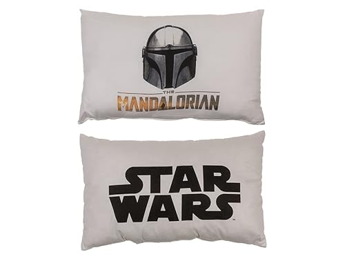 Out of the blue - Start Wars Mandalorian 30x50cm Baumwoll-Kissen mit 100% Polyester Füllung - Ideale Wohnzimmer-Dekoration von Out of the blue