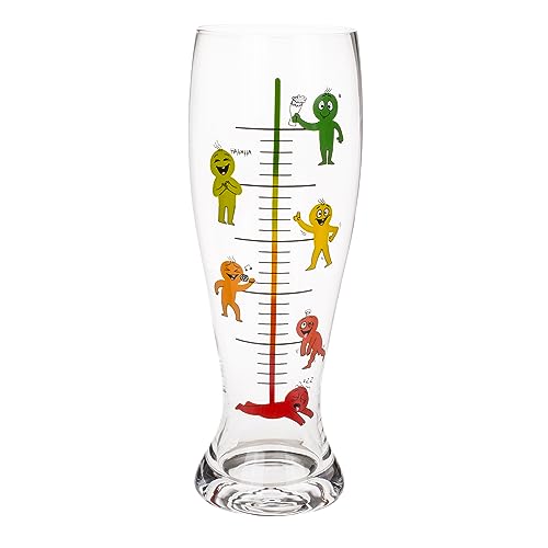 Out of the blue Trink-Barometer XXL Bierglas mit 1300ml Fassungsvermögen von Out of the blue