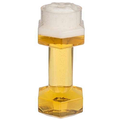 Out of the blue XXL Hantel Bierglas mit ca. 700ml Fassungsvermögen - Bierkrug Humpen von Out of the blue